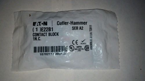 E22B1 CONTACT BLOCK CUTLER-HAMMER SER A2