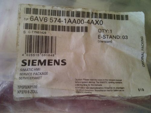 siemens hmi service paket 6av6 574-1aa00-4ax0 simatic new