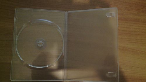5 (five)Empty CLEAR Slim (7mm) dvd Cases