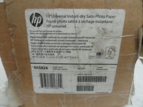 HP Universal Instant-Dry Photo Paper 50&#034; x 100&#039; Roll Q6582A