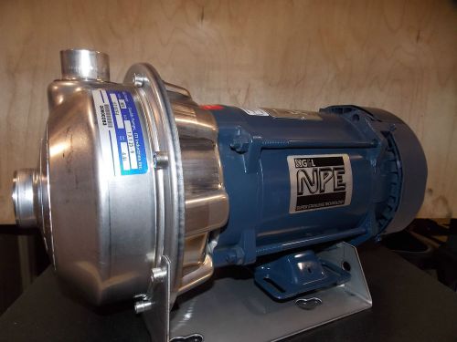 Goulds: xp - 3/4 hp- 316 ss, npe end suction centrifugal pumps -3p/60h/3500 rp for sale