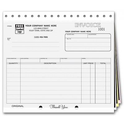 Compact Invoices with Mailing Label