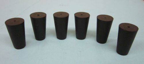 NEW Solid #000 SBR/EPDM blend tapered rubber plug/stopper (12)