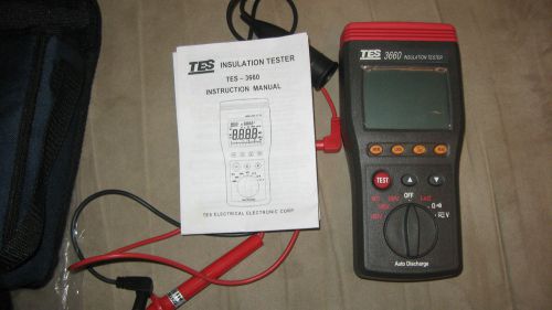 TES 3660 Autoranging Insulation Tester