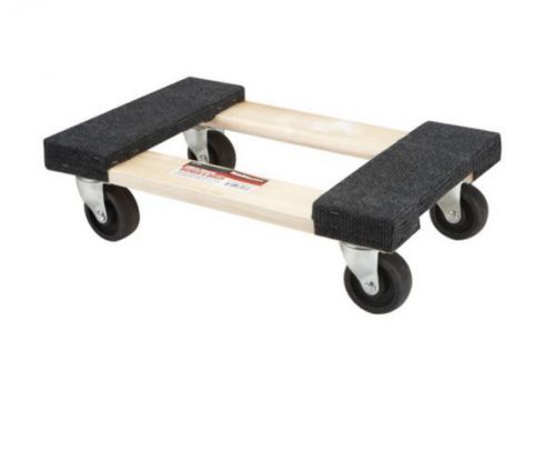 18 in x 12-1/4 in 1000 lb. capacity hardwood dolly truck cart for sale