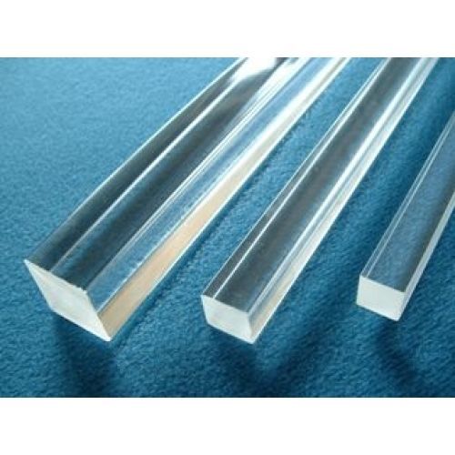 Clear Acrylic Plexiglas Square Rod 1/2 or .500 Diameter x 6 ft Long