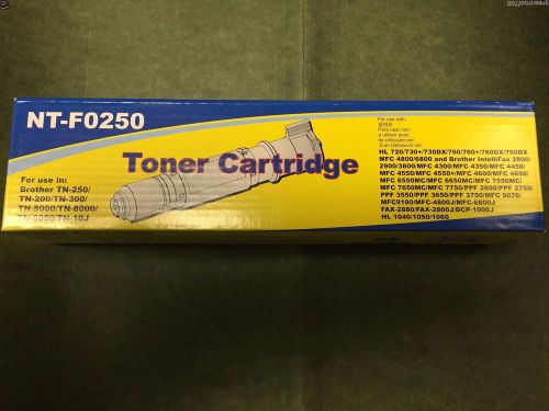 Toner cartridge # nt-f0250 for use in brother tn-200/250/300/5000/8000/8050/10j for sale