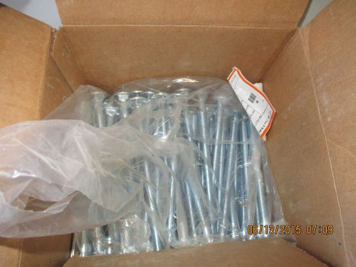 50 - Carriage Bolts Round Head 1/2&#034;-13 x 7&#034; Zinc Plated with Nuts   (B4)