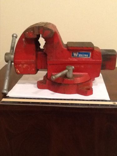 WILTON 5&#034; HEAVY DUTY BENCH VISE WITH ANVIL AND PIPE JAWS FREE SHIPPING