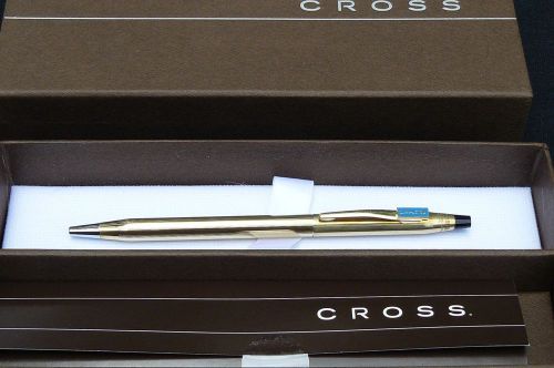 Cross Vintage 10k Gold Filled Ball Point Pen Stylo-Bille with Case