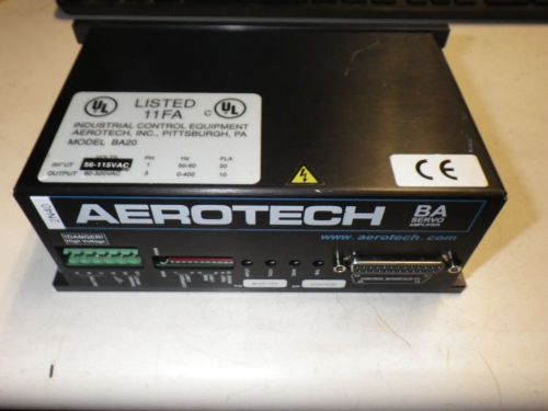 Aerotech BA Servo Amplifier BA20