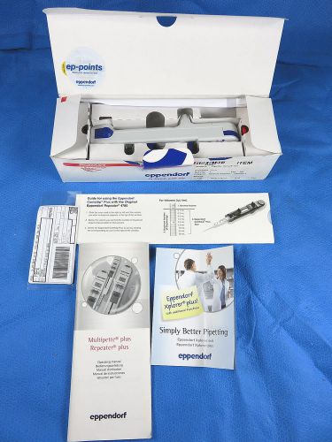 Eppendorf Repeater Pipettor Plus w/ Manual &amp; New Battery