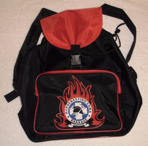 FIREFIGHTER Bag Greek FIREMAN Collectible Heroes Backpack FIRE AND RESCUE