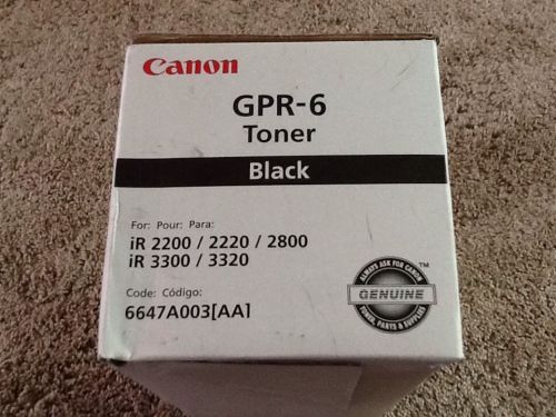 Genuine Canon GPR-6 Toner