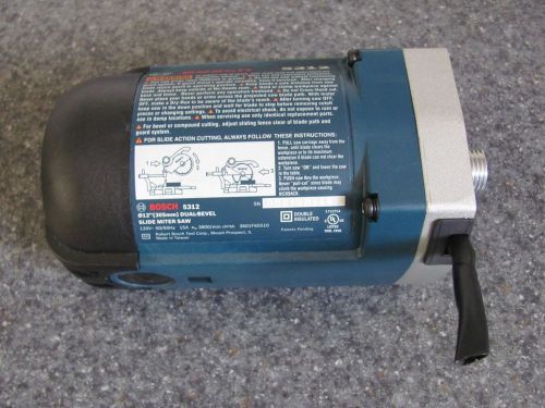 NEW OEM *BOSCH 5312 Compound 12&#034; Dual Bevel Miter Saw REPLACEMENT MOTOR $85.00