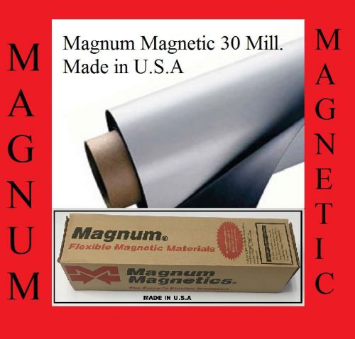 MAGNUM MAGNETIC ®  30 MIL. 12&#034; in WIDE X 50 Feet CARS VAN TRUCKS OK STRONG
