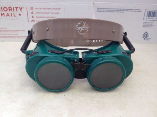 Vintage Jackson Products 70 Series Welding Goggles with head band Steam Punk