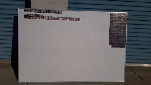 Scheduling magnetic, dry erase board 6&#039;x4&#039;
