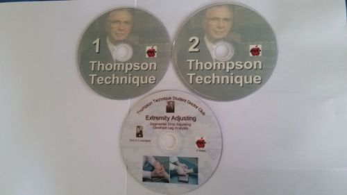 Chiropractic Thomson Technique DVDs SALE