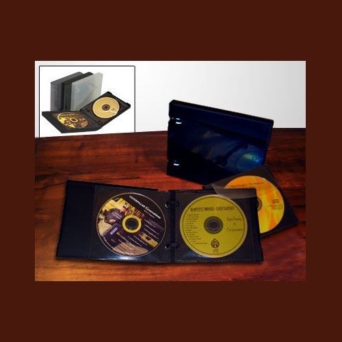 Unikeep cd/dvd 6 disc wallet black w/3 pgs- limited edition for sale