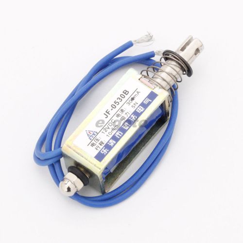 Jf-0530b dc12v 300ma 5n/10mm precise pull-push-type solenoid electromagnet for sale