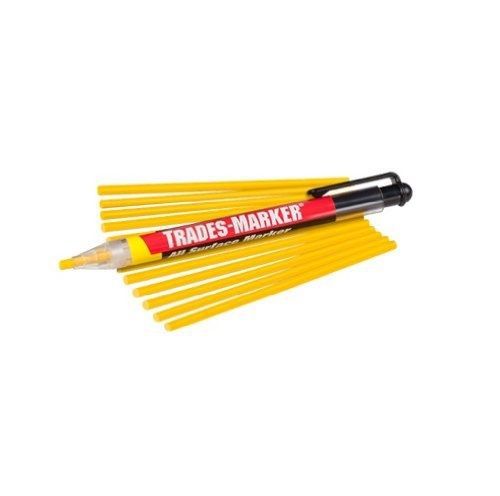 Markal 96131 Trades Marker (1 Holder, 12 Refills), Yellow