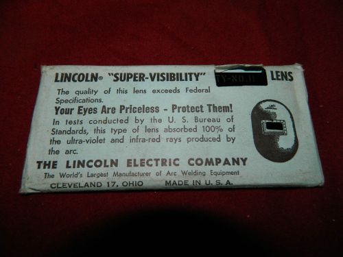 Lincoln Welding Filter Plate, No 11