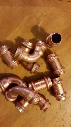 5-  1/2 propress viega copper plumbing fittings 5- 1/2 couplings for sale