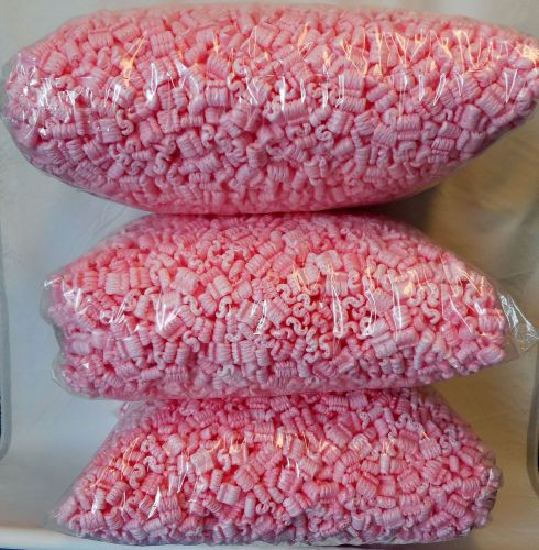 Packing Peanuts10.5 cu ft Pink Anti Static Popcorn New Clean Fast Ship