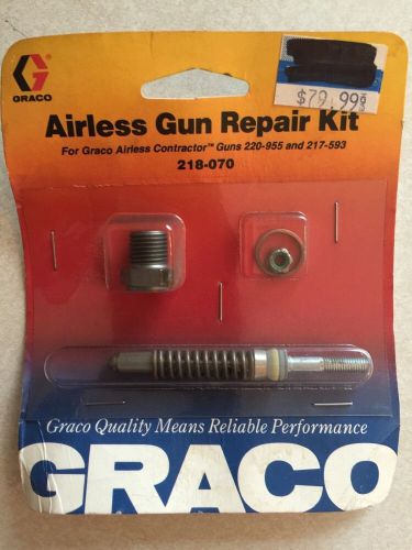 Graco 218-070 OEM Airless Gun Repair Kit, Fits 220-995 And 217-593 Guns