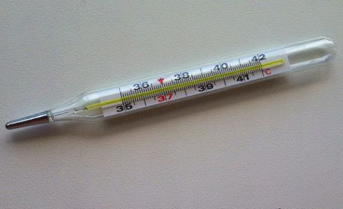 Medical thermometer in a case (used without a prescription)