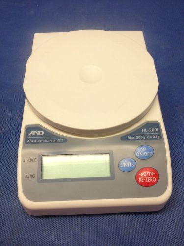 A&amp;d company limited hl-200i compact balance digital scale max 200g d=0.1g for sale