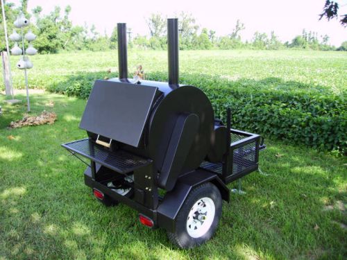 New commercial bbq rotisserie smoker grill on trailer sale!!! nolenscustomsmoker for sale