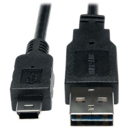 Tripp Lite UR030-003 A-Male to Mini B-Male Reversible USB 2.0 Cable - 3ft