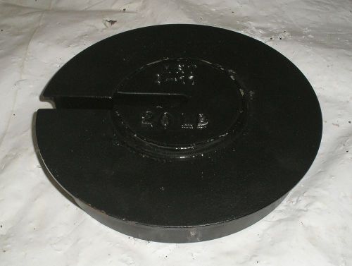 20 lb Slotted Steel Weight