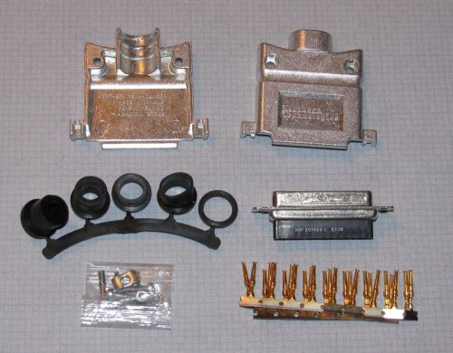 (18) northern tech cast aluminum db25 backshells with amp female connectors new for sale
