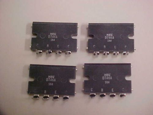 4 Each Rodgers Organ Part #1414-194 2SD746A Audio Power Amp Transistor NEC NOS