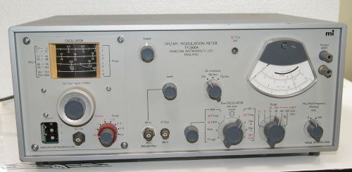 TF2300A FM/AM Modulation Meter Marconi Instruments LTD. England