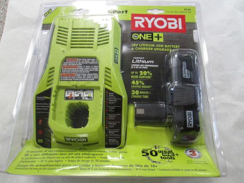 Ryobi 18v One+ Battery and Charger  - P128