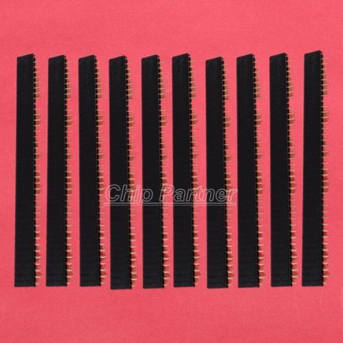 10pcs 40 pin 1x40 female 2.54 socket connector for sale