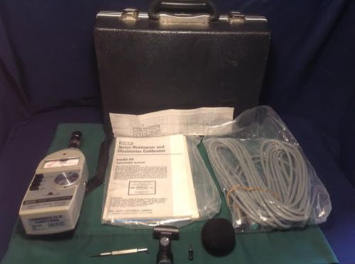 MSA Mine Safety Appliances OSHA Sound Level Meter S2A W/ Case Manual WOW