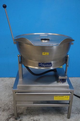 CLEVELAND SET-15 15 GALLON BRAISING PAN TILT SKILLET ELECTRIC KETTLE WITH STAND