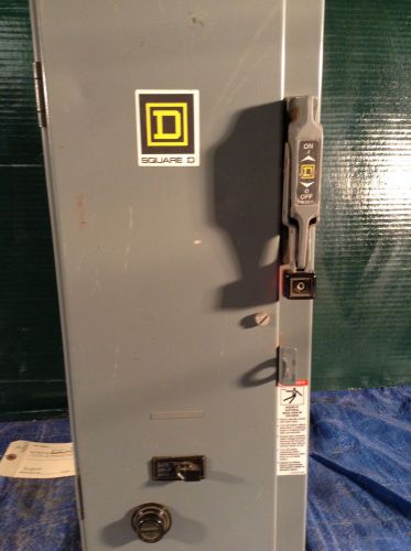 Square D Safety Switch Type 1 Enclosure 30A Disconect