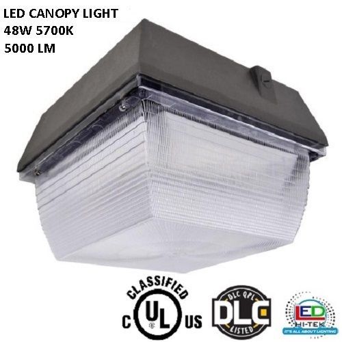 CANOPY LIGHT 48W 5700K 5000LM FOR GAS STATION / WAREHOUSE / PARKING GARAGE