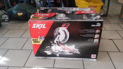 Skil Saw NEW Quick-Mount System 15 Amp 12&#034; Compound Bevel Miter Saw