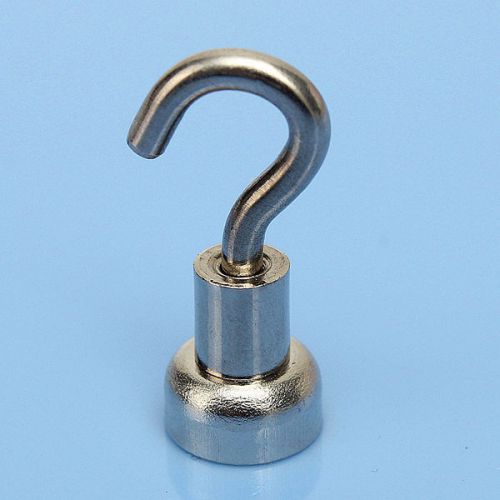 N52 d10*h25mm strong rare earth hook pot magnet for sale