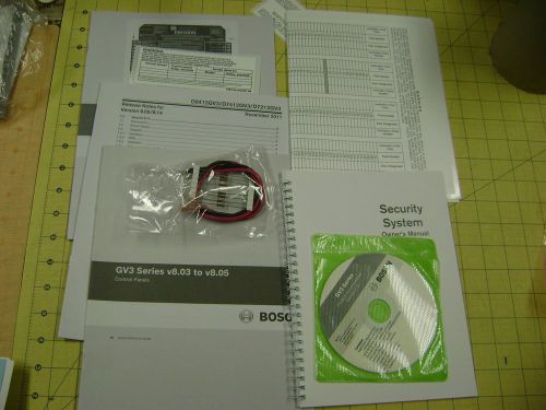 BOSCH RADIONICS ACCESSORY KIT INSTRUCTION BATTERY LEADS RELEASE NOTES