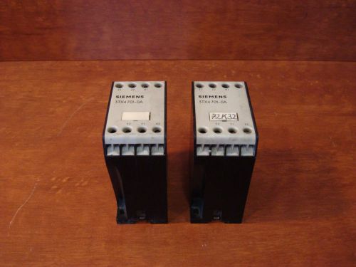 Siemens 3TX4701-0A opening delay device relay