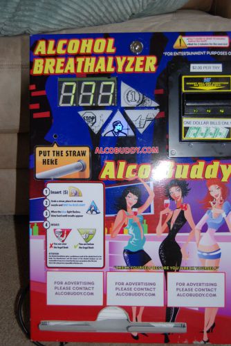 Alcobuddy breathalzyer vending machine for sale