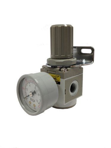 Pneumaticplus sar2000m-n02bg air pressure regulator, 1/4&#034; pipe size, npt with for sale